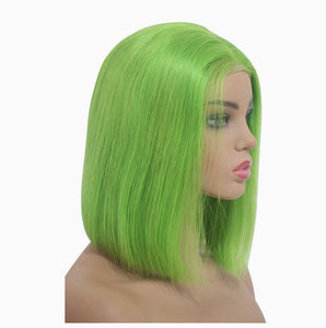 Asymmetrical Colored Bob Wigs