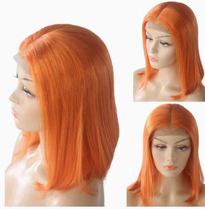 Asymmetrical Colored Bob Wigs