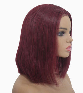 Asymmetrical Colored Bob Wigs