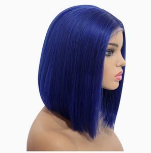 Asymmetrical Colored Bob Wigs